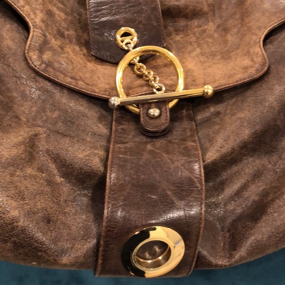 Vintage Marni hobo in brown leather - Picture 2 of 4